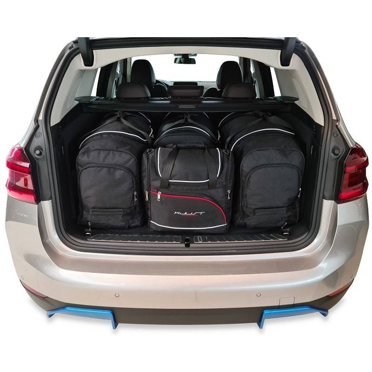 Reisetaschen-Set 4-teilig BMW ix3 2021+ Maßgeschneidertes Innenraum- Kofferraum-Organizer-Zubehör –