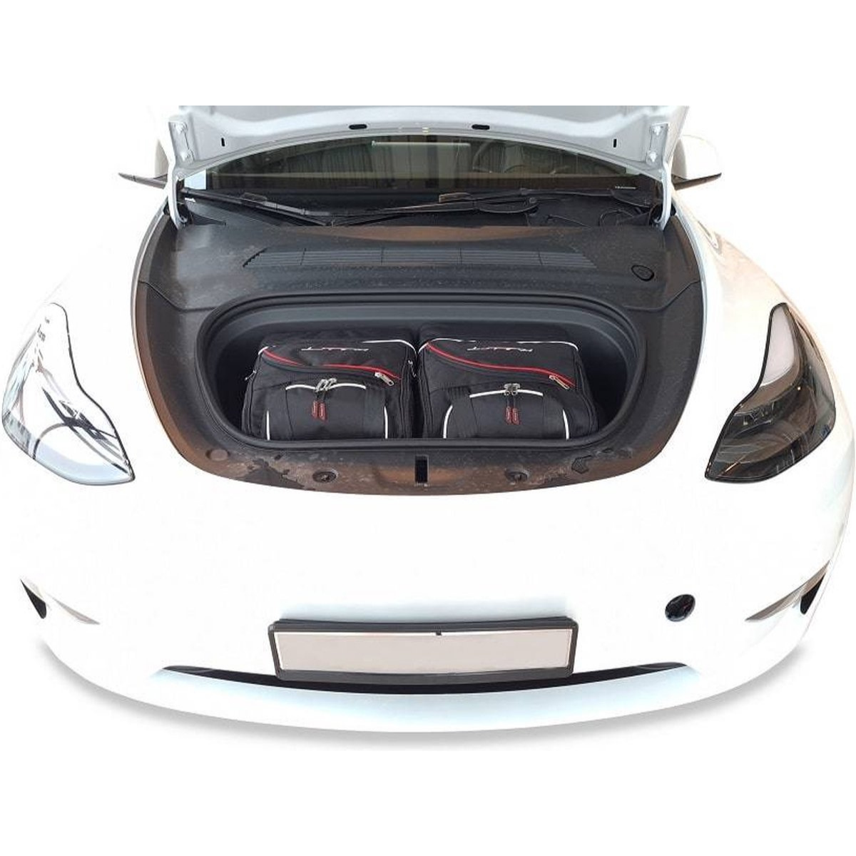 Tesla Model Y 2021+ Reisetaschen-Set 7-teilig Kofferraum Auto  Maßgeschneiderte Autotaschen – Mein Tesla Zubehör