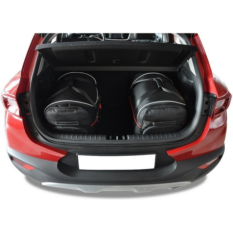 Reisetaschen-Set 3-teilig Kia Stonic 2017+ Maßgeschneidertes Kofferraum-Organizer-Zubehör