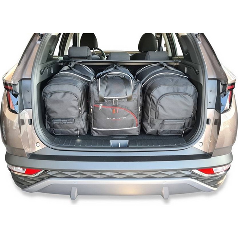 Reisetaschen-Set 4-teilig Hyundai Tucson 2020+ Maßgeschneidertes Auto-Innenraum-Kofferraum-Organizer-Zubehör