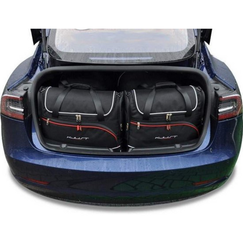 Tesla Model 3 Bespoke Trunk Reisetaschen-Set 5-teilig Organizer Wochenendtaschen Autozubehör
