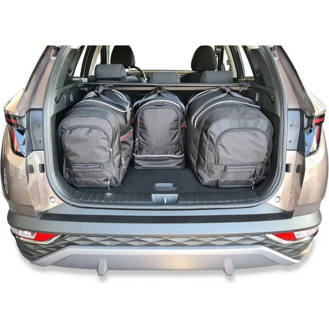 Reisetaschen-Set 4-teilig Hyundai Tucson 2020+ Maßgeschneidertes Auto-Innenraum-Kofferraum-Organizer-Zubehör