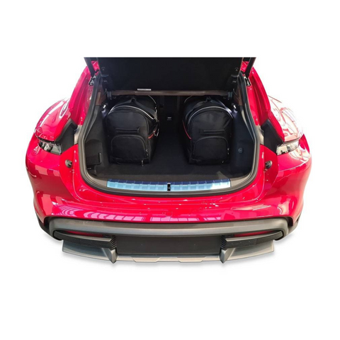 Reisetaschen-Set 5-teilig PORSCHE TAYCAN TURISMO 2021+ Custom Car Interior Trunk Organizer Zubehör