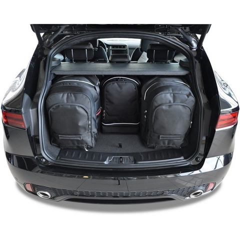 Reisetaschen-Set 4-teilig Jaguar E-Pace 2017+ Custom Car Interior Trunk Organizer Zubehör