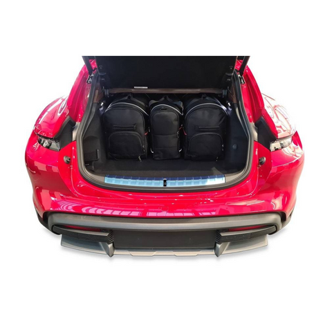 Reisetaschen-Set 5-teilig PORSCHE TAYCAN TURISMO 2021+ Custom Car Interior Trunk Organizer Zubehör