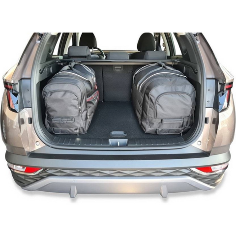 Reisetaschen-Set 4-teilig Hyundai Tucson 2020+ Maßgeschneidertes Auto-Innenraum-Kofferraum-Organizer-Zubehör