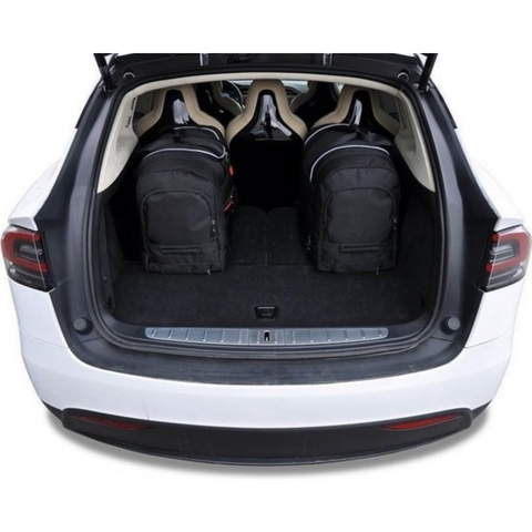 Tesla Model X 2016+ Trunk Frunk Reisetaschen-Set 7-teilig  Organizer Autoreisetaschen Zugeschnitten