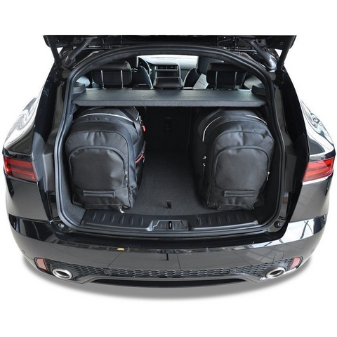 Reisetaschen-Set 4-teilig Jaguar E-Pace 2017+ Custom Car Interior Trunk Organizer Zubehör