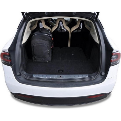 Tesla Model X 2016+ Trunk Frunk Reisetaschen-Set 7-teilig  Organizer Autoreisetaschen Zugeschnitten