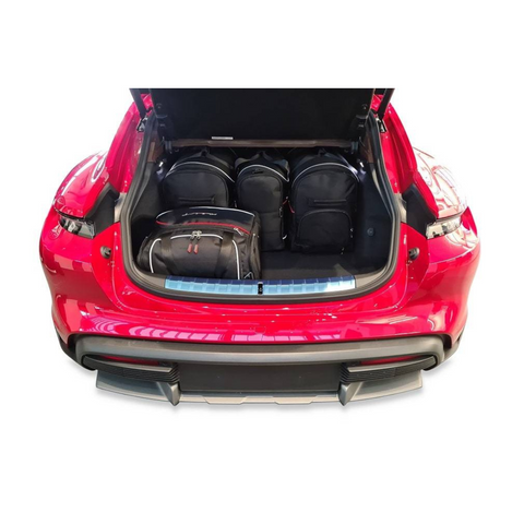 Reisetaschen-Set 5-teilig PORSCHE TAYCAN TURISMO 2021+ Custom Car Interior Trunk Organizer Zubehör