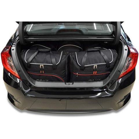 Reisetaschen-Set 5-teilig Honda Civic Limousine 2017+ Maßgeschneidertes Kofferraum-Organizer-Zubehör