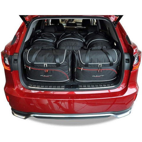 Reisetaschen-Set 5-teilig Lexus RX L Hybrid 2018+ Maßgeschneidertes Kofferraum-Organizer-Zubehör