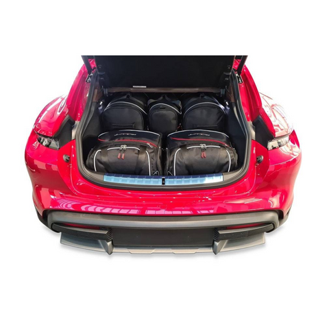 Reisetaschen-Set 5-teilig PORSCHE TAYCAN TURISMO 2021+ Custom Car Interior Trunk Organizer Zubehör