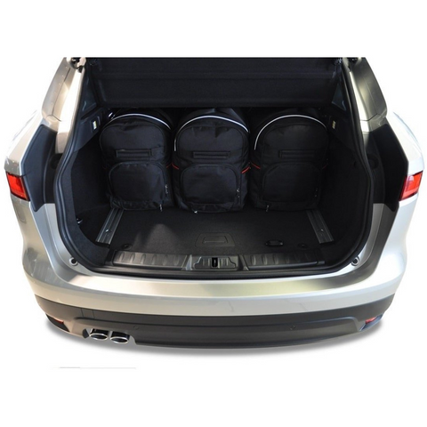 Reisetaschen-Set 5-teilig Jaguar F-Pace 2015+ Maßgeschneidert Auto-Innenraum-Kofferraum-Organizer-Zubehör