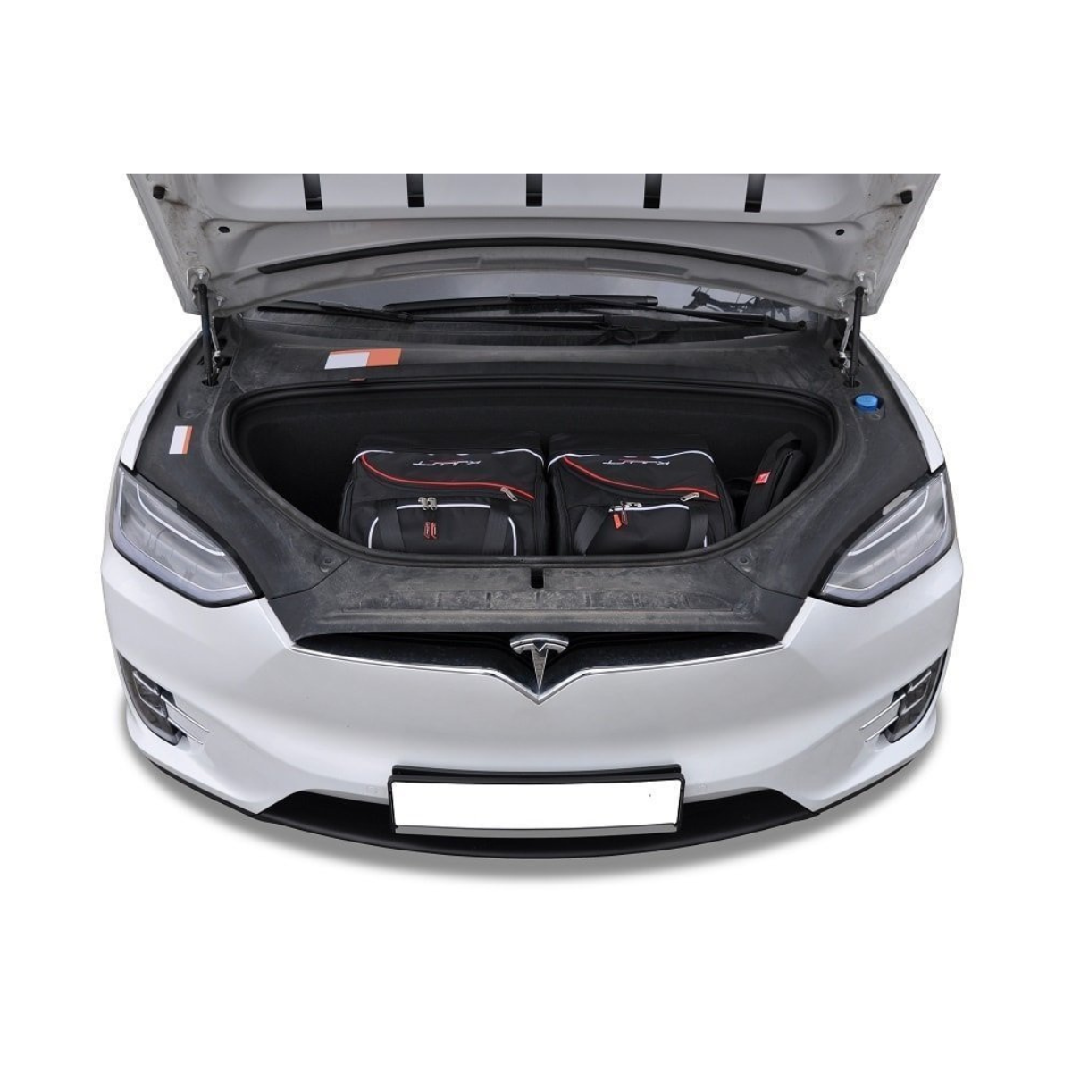 Tesla Model X 2016-heute Reisetaschen-Set Frunk 2-teilig  Übernachtungsbeutel Auto Zubehör –