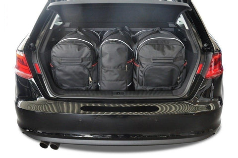 Audi A3 2012-2020 Reisetaschen-Set 3-tlg. Übernachttaschen Auto Maßgeschneidert Autotasche Koffer