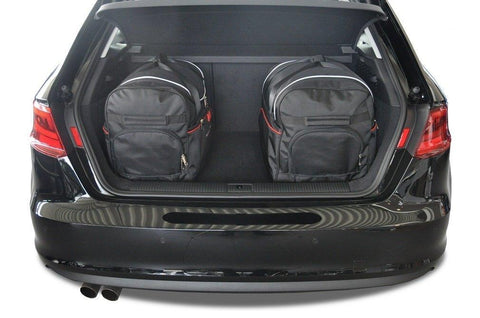 Audi A3 2012-2020 Reisetaschen-Set 3-tlg. Übernachttaschen Auto Maßgeschneidert Autotasche Koffer