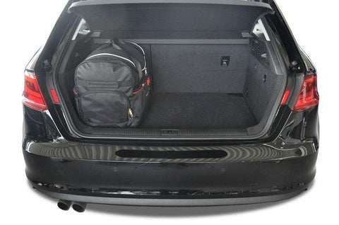 Audi A3 2012-2020 Reisetaschen-Set 3-tlg. Übernachttaschen Auto Maßgeschneidert Autotasche Koffer