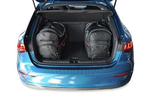  Audi A3 Sportback 2020+ Reisetaschen-Set 3-tlg. Kofferraumkoffer Übernachttaschen Auto Custom Made
