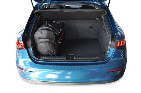  Audi A3 Sportback 2020+ Reisetaschen-Set 3-tlg. Kofferraumkoffer Übernachttaschen Auto Custom Made