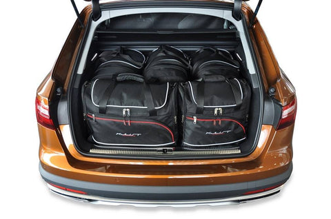Audi A4 Avant 2015+ Reisetaschen-Set 5-teilig Kofferraumübernachtungstaschen nach Maß Autotaschen