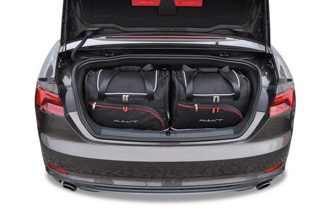 Audi A5 Cabrio 2017+ Reisetaschen-Set 4-teilig Kofferraum-Wochenendtaschen Auto Maßgeschneidert
