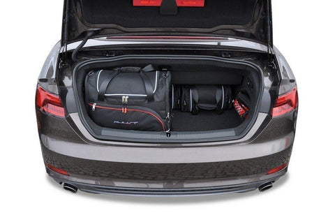 Audi A5 Cabrio 2017+ Reisetaschen-Set 4-teilig Kofferraum-Wochenendtaschen Auto Maßgeschneidert