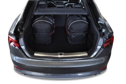 Audi A5 Sportback 2017+ Reisetaschen-Set 5-teilig Kofferraum-Wochenend-Taschen Auto-Tasche nach Maß