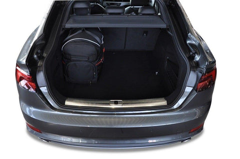 Audi A5 Sportback 2017+ Reisetaschen-Set 5-teilig Kofferraum-Wochenend-Taschen Auto-Tasche nach Maß