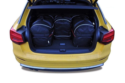 Audi Q2 2016+ Reisetaschen-Set 4-teilig Kofferraum-Übernachtungstaschen Auto nach Maß Autotaschen