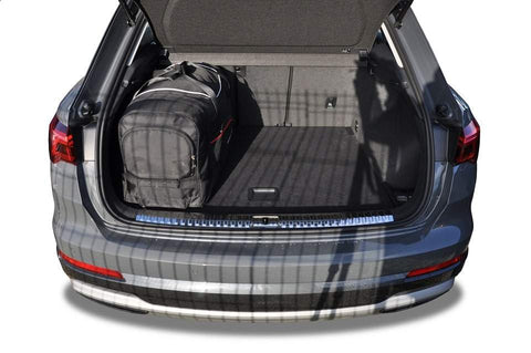 Audi Q3 2018+ Reisetaschen-Set 4-teilig Kofferraum-Wochenendtaschen Auto Autotaschen nach Maß