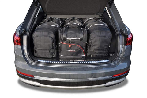Audi Q3 2018+ Reisetaschen-Set 4-teilig Kofferraum-Wochenendtaschen Auto Autotaschen nach Maß