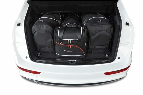 Audi Q5 2008-2016 Reisetaschen-Set 4-teilig Kofferraum-Wochenend-Taschen Auto nach Maß Auto-Tasche