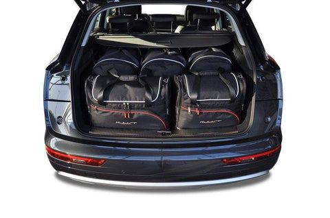Audi Q5 2017+ Reisetaschen-Set 5-teilig Kofferraum Wochenendtaschen Auto Maßgeschneidert Autotasche