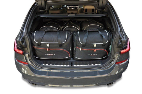 BMW 3 Serie Touring 2019+ Reisetaschen-Set 5-teilig Kofferraum Auto Zugeschnitten Autotaschen