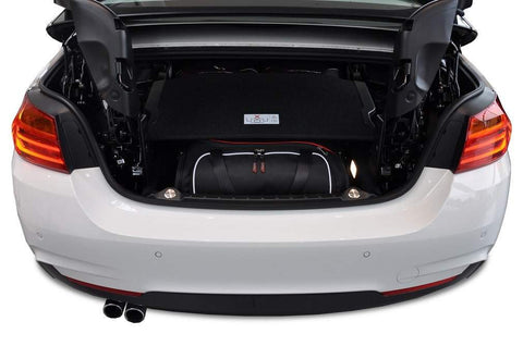 BMW 4 Serie Cabrio 2013+ Reisetaschen-Set 3-teiliger Kofferraum Übernachttaschen Auto nach Maß