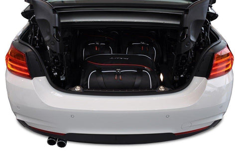 BMW 4 Serie Cabrio 2013+ Reisetaschen-Set 3-teiliger Kofferraum Übernachttaschen Auto nach Maß