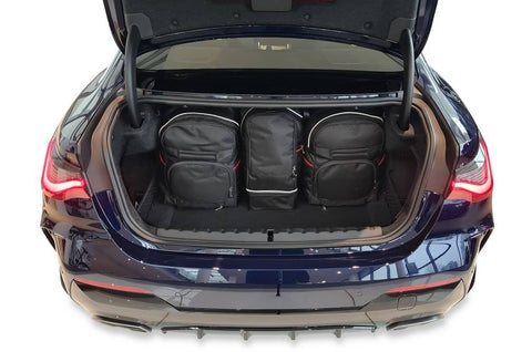 BMW 4 Serie Coupé 2020+ Reisetaschen-Set 5-teilig Kofferraum Wochenendtaschen Auto Maßgeschneidert