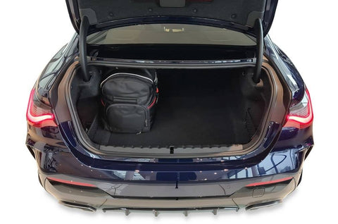 BMW 4 Serie Coupé 2020+ Reisetaschen-Set 5-teilig Kofferraum Wochenendtaschen Auto Maßgeschneidert