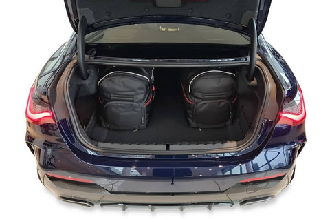 BMW 4 Serie Coupé 2020+ Reisetaschen-Set 5-teilig Kofferraum Wochenendtaschen Auto Maßgeschneidert