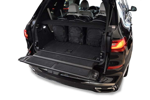 BMW X7 2019+ Reisetaschen-Set 5-teilig Kofferraum Wochenendtaschen Auto Autotaschen nach Maß