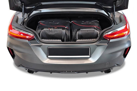 BMW Z4 2018+ Reisetaschen-Set 4-teilig Kofferraum-Wochenendtaschen Auto Maßgeschneidert Autotaschen