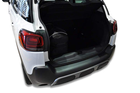 Citroën C3 Aircross 2017+ Reisetaschen-Set 3-teilige Kofferraum-Übernachtungstaschen Custom Made