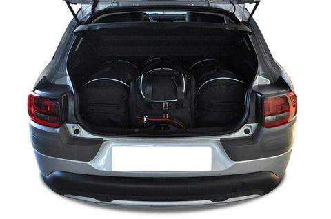 Citroën C4 Cactus 2014-2017 Reisetaschen-Set 4-teilig Kofferraum-Wochenendtaschen Auto nach Maß