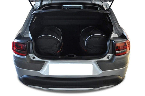 Citroën C4 Cactus 2014-2017 Reisetaschen-Set 4-teilig Kofferraum-Wochenendtaschen Auto nach Maß