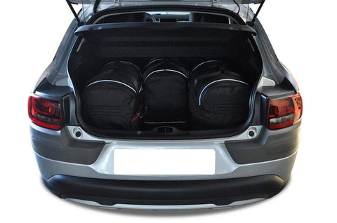 Citroën C4 Cactus 2014-2017 Reisetaschen-Set 4-teilig Kofferraum-Wochenendtaschen Auto nach Maß