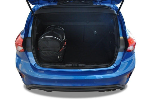 Ford Focus Hatchback 2011-2018 Reisetaschen-Set 4-teilig Kofferraum-Wochenendtaschen Autotasche