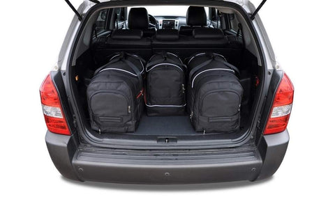 Hyundai Tucson 2004-2010 Reisetaschen-Set 4-teilig Kofferraum Wochenendtaschen Auto Maßgeschneidert