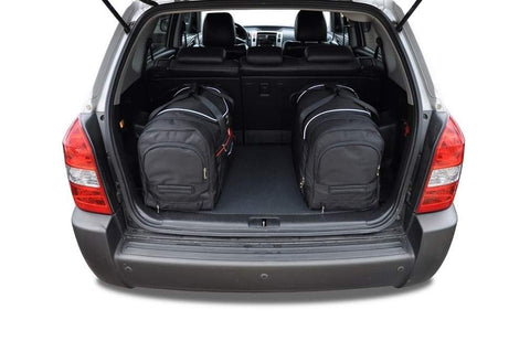 Hyundai Tucson 2004-2010 Reisetaschen-Set 4-teilig Kofferraum Wochenendtaschen Auto Maßgeschneidert