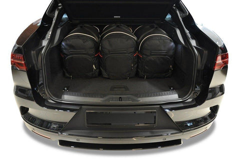 Jaguar I-PACE 2018+ Reisetaschen-Set 5-teilig Kofferraum Auto Maßgeschneidert Autotaschen